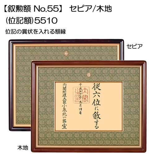 日本製 叙勲額/フレーム 【褒賞サイズ(517×367mm)/紺ドンス】 化粧箱