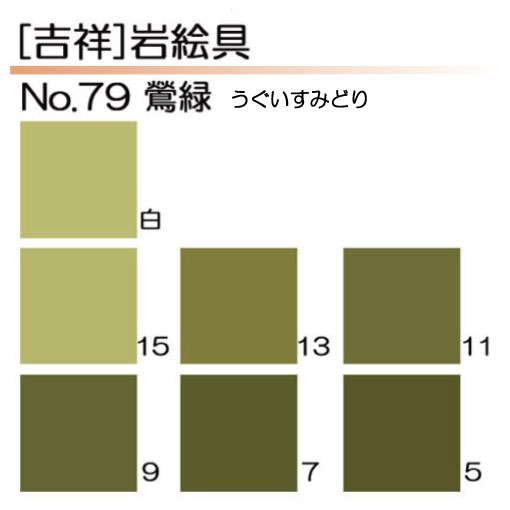 [吉祥]岩絵具79.鶯緑