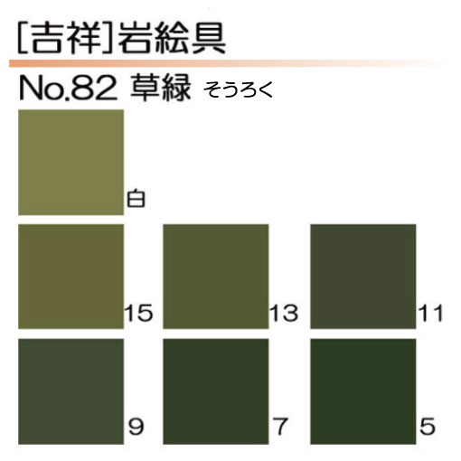 [吉祥]岩絵具82.草緑