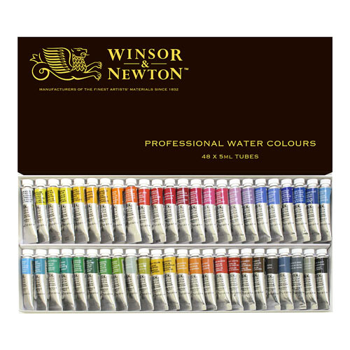 [W＆N]水彩絵具プロフェッショナルウォーターカラー　48色セット(5mlチューブ)
