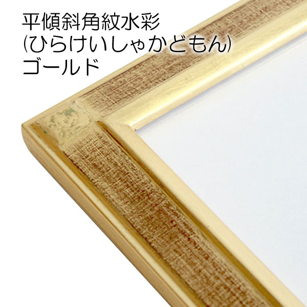 デッサン額縁：平傾斜水彩 金（アクリル）（既製品サイズ） | 額縁通販・画材通販のことならマルニ額縁画材店