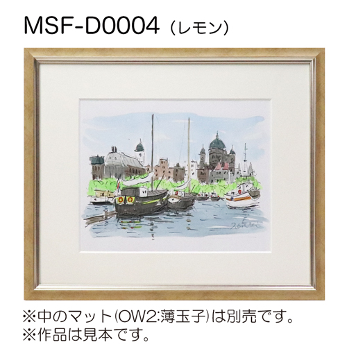 MSF-D0004　(アクリル)　【既製品サイズ】デッサン額縁 レモン