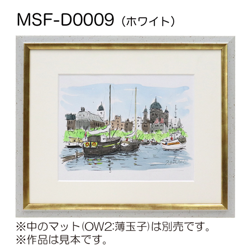 MSF-D0009　(アクリル)　【既製品サイズ】デッサン額縁 ホワイト