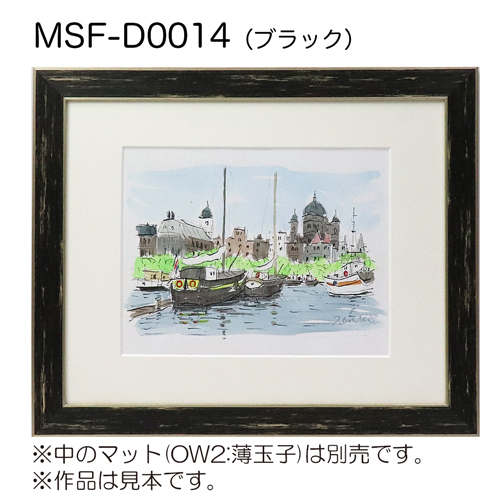 MSF-D0014　(アクリル)　【既製品サイズ】デッサン額縁 ブラック