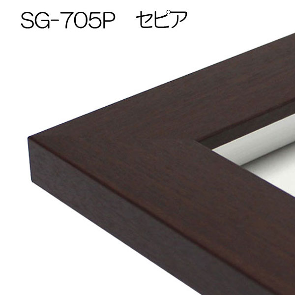 SG-705P(アクリル)　【既製品サイズ】デッサン額縁(アルフレーム) SP.セピア