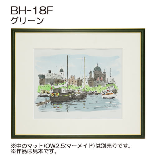 デッサン額縁：BH-18F GR.グリーン（旧BH-18E）（アクリル）（既製品サイズ）