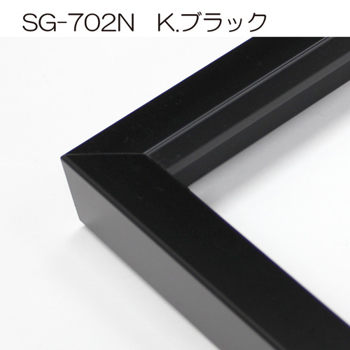 SG-702N(アクリル)　【既製品サイズ】デッサン額縁(アルフレーム) K.ブラック